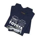 Toyota Land Cruiser Prado TXL Inspired Illustrated Luxury Off Road SUV Graphic T Shirt Premium 4x4 Adventure Vehicle Automotive Streetwear Rugged Travel Lifestyle Gift For SUV Enthusiasts