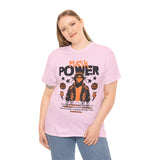 Mask Power Anonymous Strength Graphic Unisex Heavy Cotton Tee Bold Urban Streetwear Empowerment Hacker Inspired Motivational T Shirt