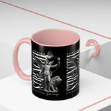 Inspire Strength Ignite Courage Ceramic Mug Motivational Coffee Cup Bold Graphic Durable Everyday Drinkware