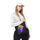 Ballena Cosmic Whale Art Eco Tote Bag Vibrant Geometric Ocean Design Durable Canvas Reusable Shopping Bag Premium Artistic Streetwear Accessory Perfect Gift for Nature Lovers Dreamers and Creative Thinkers