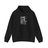 Inspire Strength Ignite Courage Graphic Unisex Hoodie Premium Streetwear Motivational Courage Statue Design
