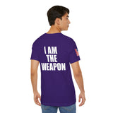 I Am The Weapon Unisex Heavy Cotton Tee Motivational Tactical Mindset Streetwear Bold Warrior Energy Graphic TShirt For Confidence Training Gym Wear Everyday Power Statement