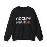 Mars Exploration Unisex Crewneck Sweatshirt Futuristic Space Adventure Graphic Cozy Sci Fi Design Inspirational Streetwear Perfect Gift for Space Lovers and Dreamers