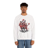 Legends On Court Unisex Heavy Blend Crewneck Sweatshirt Basketball Streetwear Athletic Graphic Pullover Bold Sports Design Perfect Gift For Gym Lovers Urban Fashion Festivals And Basketball Fans