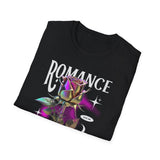 Romance Rose Graphic Unisex Softstyle T Shirt Black Tee Aesthetic Gothic Love Inspired Streetwear Fashion Bold Artistic Outfit