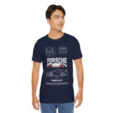 High Performance Track Racer Blueprint Art Unisex Heavy Cotton Tee Streetwear Motorsport Enthusiast Graphic Shirt