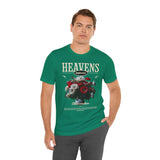 Heavens Hallucinations Unisex Jersey Short Sleeve Tee Comfortable Modern Streetwear Bold Artistic Floral Graphic Design Perfect Gift for Friends Birthdays Casual Wear