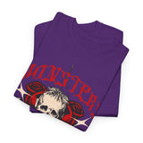 Monsters Skull Guardians Gothic Horror Unisex Heavy Cotton Tee Dark Graphic Halloween Streetwear Bold Vintage Skull T Shirt