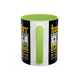 Hustler Original Money Maker Accent Coffee Mug 11oz 15oz Streetwear Bold Dollar Bill Graphic Motivational Entrepreneur Ceramic Cup