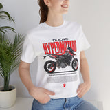 Italian Supermoto Inspired Hypermotard Style Motorcycle Graphic Unisex Heavy Cotton Tee Premium Racing Streetwear T Shirt for Riders Bikers Enthusiasts and Everyday Wear