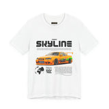 JDM Street Racing Legend Skyline R34 Inspired Supra MK4 Style Unisex Graphic Tee Japanese Drift Car Culture Motorsport Streetwear Shirt