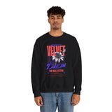 Velvet Dream The Collective Crewneck Sweatshirt Comfortable Unisex Pullover Bold Typography Graphic Artistic Streetwear Fashion Cozy Everyday Wear Perfect Gift for Creatives Dreamers and Trendsetters