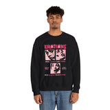 Emotions Speak Louder Than Words Graphic Unisex Heavy Blend Crewneck Sweatshirt Streetwear Art Fashion Statement Pullover