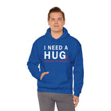 Unisex I Need A Huge Amount Of Money Hoodie Heavy Blend Pullover Sweatshirt Funny Motivational Graphic Hustle Entrepreneur Wealth Inspired Streetwear