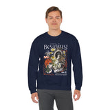 My Heart Is Beating Floral Anatomy Collage Unisex Heavy Blend Crewneck Sweatshirt Vintage Abstract Graphic Bold Artistic Streetwear Pullover