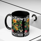 Heart Flower Accent Coffee Mug Bold Anatomical Heart Floral Design Motivational Ceramic Cup Empowering Symbol of Love Strength and Vitality Perfect Gift for Coffee Lovers Friends Birthdays Office Desk and Cozy Tea Moments