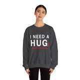Unisex I Need A Huge Amount Of Money Crewneck Sweatshirt Funny Motivational Graphic Pullover Entrepreneur Hustle Wealth Inspired Casual Streetwear