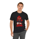 Akuma Matata Graphic T Shirt Fiery Demon Anime Style Streetwear Unisex Oversized Aesthetic Statement Tee
