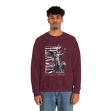 Inspire Strength Ignite Courage Unisex Crewneck Sweatshirt Premium Motivational Streetwear Bold Statue Graphic