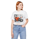 KTM RC 8C Track Inspired Unisex Heavy Cotton Tee Racing Superbike Graphic Streetwear Motorsport Fan T Shirt