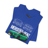 Mercedes Benz AMG GT Inspired Illustrated Sports Car Graphic T Shirt Luxury Performance Coupe Automotive Streetwear Unisex Heavy Cotton Tee High Speed Racing Lifestyle Gift For Car Enthusiasts