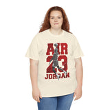 Air Jordan Sky Legend Unisex Heavy Cotton Tee Bold Athletic Streetwear Design Inspirational Basketball Dunk Artwork Motivational Sports Graphic Tee For Dreamers And Hustlers