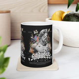 Sadness Ceramic Mug Coffee Cup Greek Statue Art Design Emotional Aesthetic Gothic Vintage Streetwear Artistic Expression Unique Gift For Art Lovers