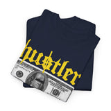 Hustler Original Money Maker Unisex Heavy Cotton Tee Streetwear Graphic Bold Dollar Bill Print Motivational Entrepreneur T Shirt