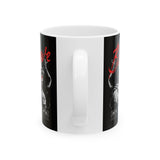 Brave Warrior Roman Gladiator Ceramic Mug Bold Motivational Coffee Cup Inspirational Streetwear Style Tea Mug Durable Print