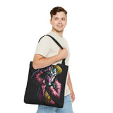 Snapshot of Madness Art Eco Tote Bag Dark Comic Neon Design Premium Canvas Reusable Shopping Bag Streetwear Lifestyle Accessory for Creative Thinkers Artists and Urban Dreamers