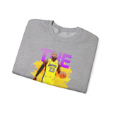 The Court Monarch Unisex Sweatshirt Motivational Basketball Streetwear Bold Athletic Pullover for Champions Dreamers and Sports Lovers