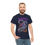 Mamba Unisex Heavy Cotton Tee Bold Serpent Power Graphic Streetwear Design Athletic Hustle Energy Inspired TShirt Symbol of Strength Resilience and Inner Mastery