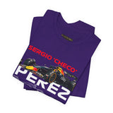 Sergio Checo Perez Inspired Formula Racing Graphic Unisex Tee Motorsport Streetwear Speed Culture Track Day Apparel Racing Fan Tribute Design For Formula Racing Enthusiasts