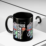 Eyes On Me Boys Medusa Accent Coffee Mug 11oz 15oz Mythological Streetwear Bold Empowerment Design Perfect Gift for Coffee Lovers Friends Birthdays Daily Motivation