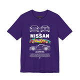 Nissan 240Z Illustrated Tee Donut Drift Car Inspired Graphic T Shirt Street Racing Art Tee JDM Style Automotive Streetwear Unisex Shirt for Car Lovers Drift Fans Racing Culture Outfit