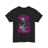 Masters Of Power Realm Unisex Heavy Cotton Tee Cosmic Skull Energy Design Fierce Warrior Spirit Streetwear For Dark Fantasy Lovers And Fearless Achievers