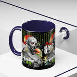 Wicked Supreme Accent Coffee Mug 11oz 15oz Statue Art Graphic Cup Supreme Inspired Streetwear Bust Design Bold Daily Motivation Ceramic Gift Drinkware