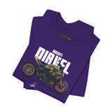Ducati Inspired Power Cruiser Motorcycle Graphic Unisex Heavy Cotton Tee Premium Streetwear T Shirt for Riders Bikers Enthusiasts and Everyday Wear