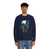 Limit Break Energy Unisex Sweatshirt Motivational Streetwear Power Graphic For Gym Lifestyle Anime Inspired Bold Confidence And Inner Focus