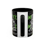 Money Mindset Accent Coffee Mug 11oz 15oz Motivational Hustle Grind Wealth Entrepreneur Graphic Ceramic Mug Bold Streetwear Inspired Success Lifestyle Cup