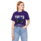 R3 Inspired Sport Motorcycle Art Unisex Heavy Cotton Tee Dynamic Streetwear Graphic for Riders and Moto Enthusiasts