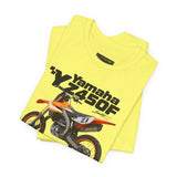 Yamaha YZ450F Inspired Motocross Blueprint Unisex Heavy Cotton Tee Dirt Bike Racing Graphic Streetwear Shirt Gift For Riders
