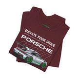 GT3 RS Inspired Track Performance Sports Car Graphic T Shirt Luxury Racing Aesthetic Streetwear Unisex Tee High Speed Motorsport Auto Art Fashion