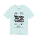 Futuristic Retro Sci Fi Time Travel Car Blueprint Art Unisex Heavy Cotton Tee Premium Streetwear For Vintage Car Lovers Collectors And Enthusiasts