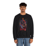 Guerrero Warrior Unisex Sweatshirt Bold Tribal Art Design Ancient Strength Symbol Cultural Fighter Graphic Streetwear For Gym Festivals Motivation And Everyday Power