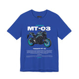 MT03 Inspired Lightweight Street Motorcycle Art Unisex Heavy Cotton Tee Bold Rider Graphic Streetwear Apparel