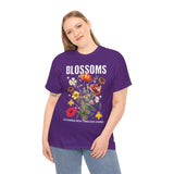 Blossoms Floral Graphic Unisex Heavy Cotton Tee Comfortable Streetwear Timeless Charm Motivational Nature Inspired T Shirt Perfect Gift for Garden Lovers Friends Birthdays Casual Everyday Wear
