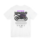 Yamaha R3 Phantom Inspired Sportbike Motorcycle Graphic Unisex Heavy Cotton Tee Premium Streetwear T Shirt for Riders Racers Enthusiasts Everyday Wear