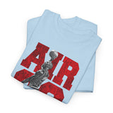 Air Jordan Sky Legend Unisex Heavy Cotton Tee Bold Athletic Streetwear Design Inspirational Basketball Dunk Artwork Motivational Sports Graphic Tee For Dreamers And Hustlers