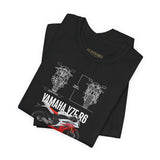 Yamaha YZF R6 Inspired Supersport Motorcycle Graphic Unisex Heavy Cotton Tee Premium Streetwear T Shirt for Riders Racers Moto Enthusiasts Everyday Wear